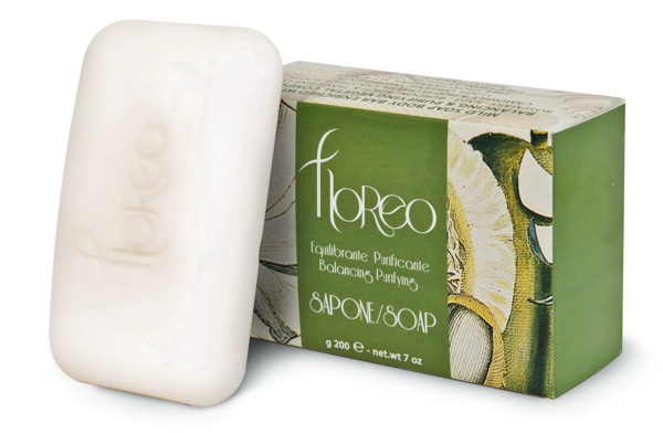 Rostlinné mýdlo Floreo vyrovnávající a čistící mýdlo 200 g