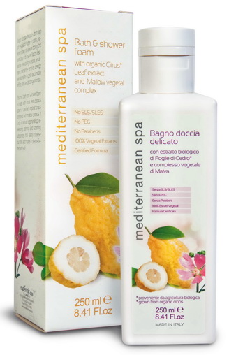 Koupelová pěna a sprchový gel Mediterranean Spa - citrus a sléz (slezová růže) 250 ml