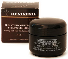 Tvarovací gelový krém na vlasy REVIVEXIL STYLING průlomová regenerační terapie) 50 ml